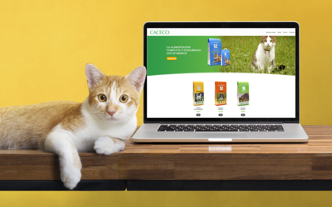 CACECO lanza su nueva web de pienso para mascotas
