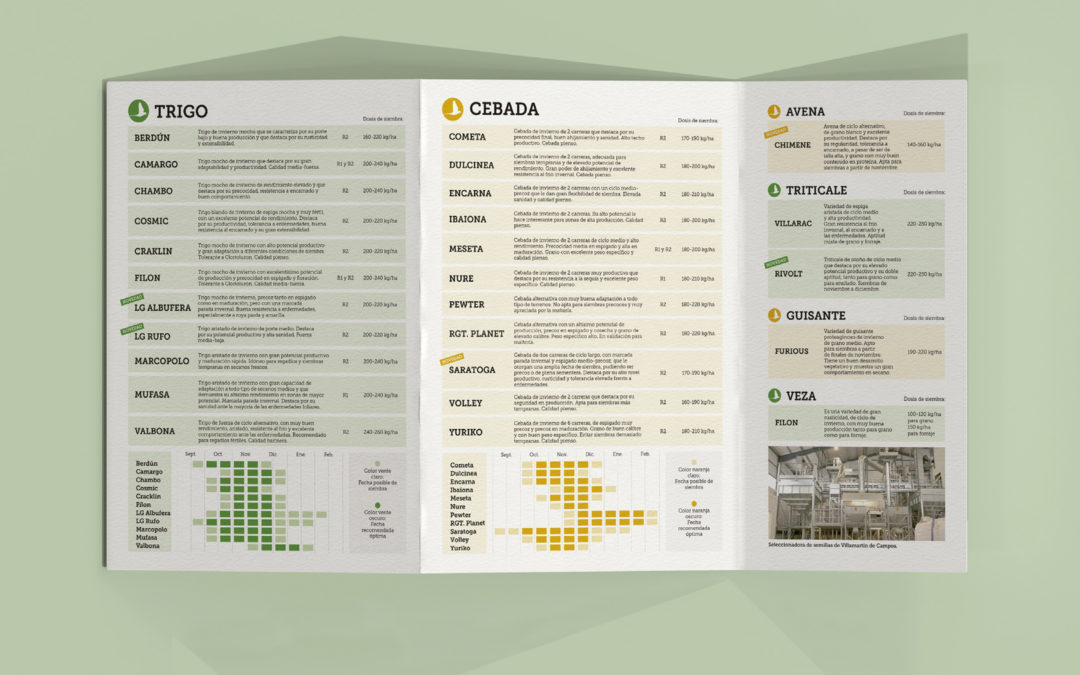 Nuevo catálogo de semilla certificada
