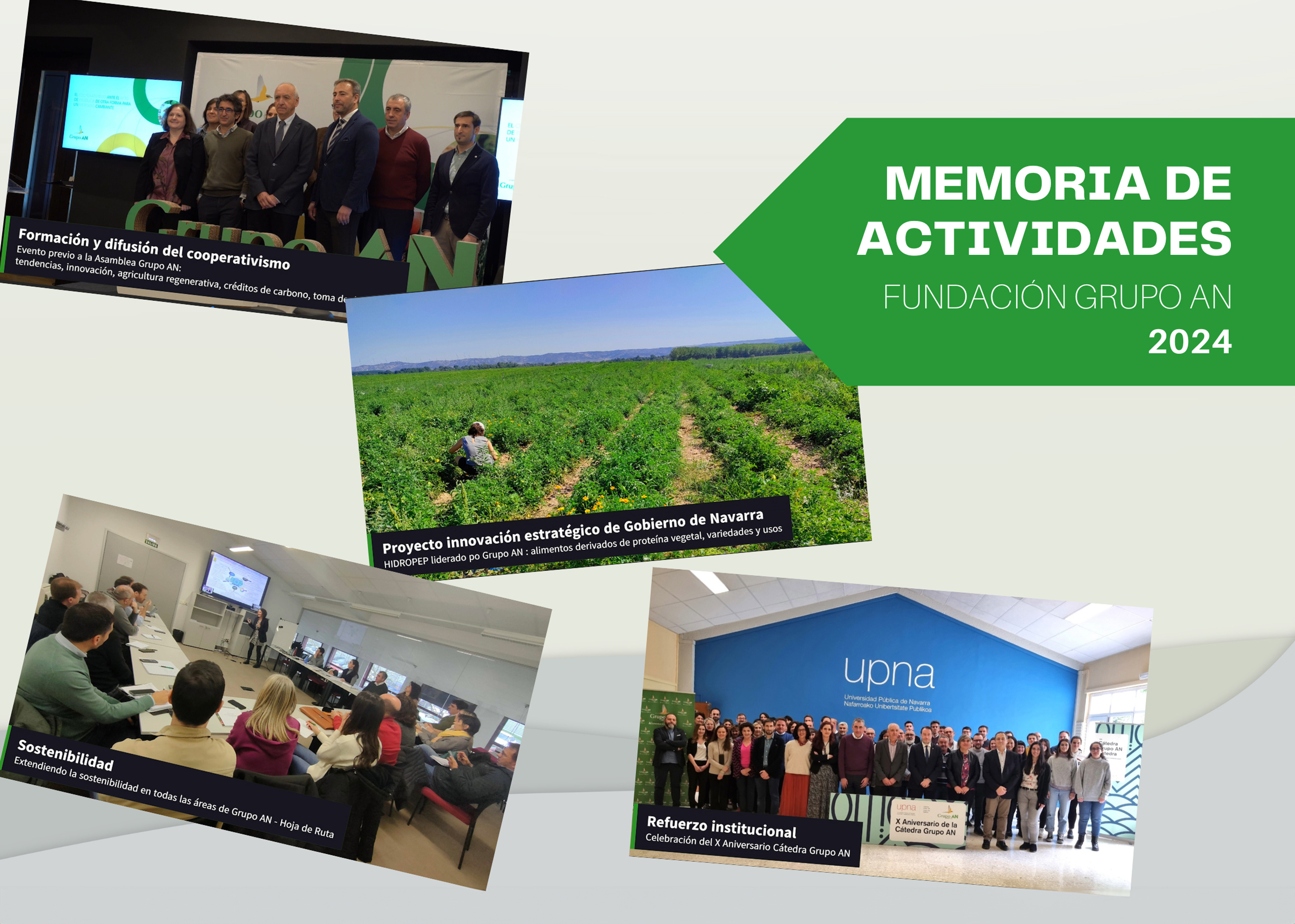Portada Memoria 2024 Recogida de espárrago en Caparroso