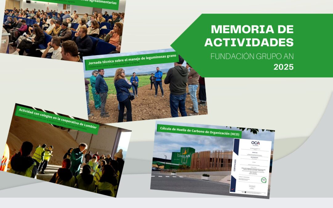 Memoria de actividades de la Fundación Grupo AN durante 2025